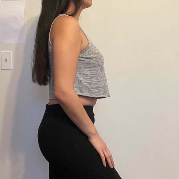 🖤 Dynamite Salt & Pepper Grey Crop Tank – Size Small 🖤 - Picture 4 of 12